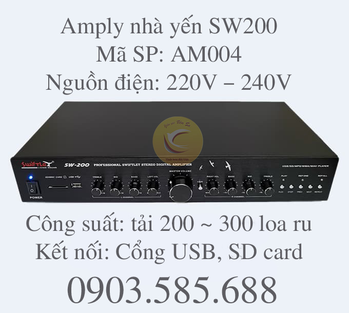 Amply nhà yến SW200